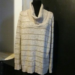 BASIC EDITIONS WOMEN'S TURTLENECK SWEATER